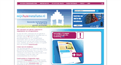 Desktop Screenshot of mijnhuisinstallatie.nl