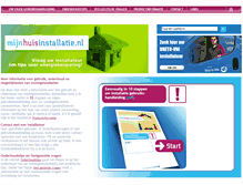 Tablet Screenshot of mijnhuisinstallatie.nl